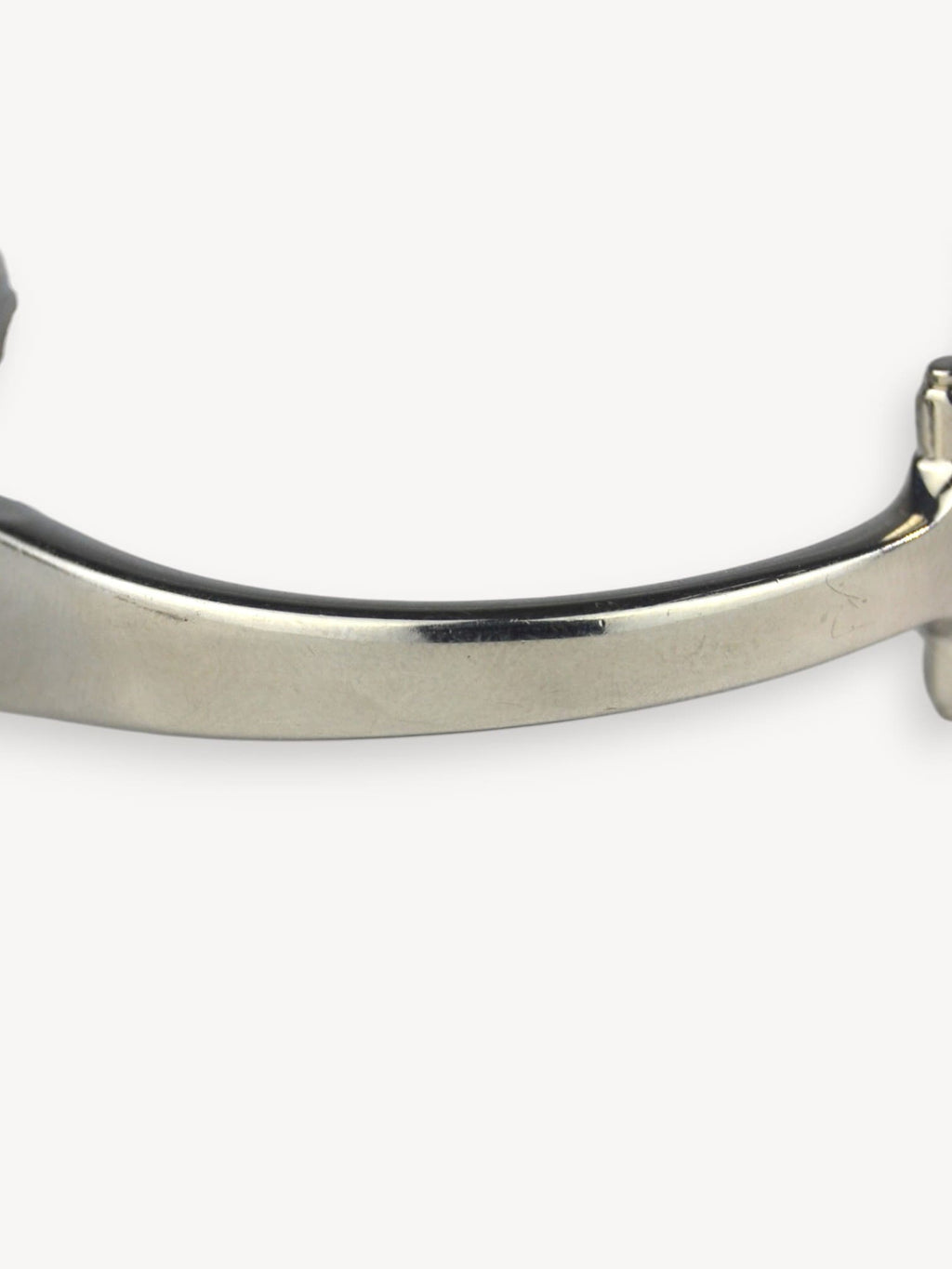 GUCCI 1500L HORSEBIT WATCH SILVER/BLACK