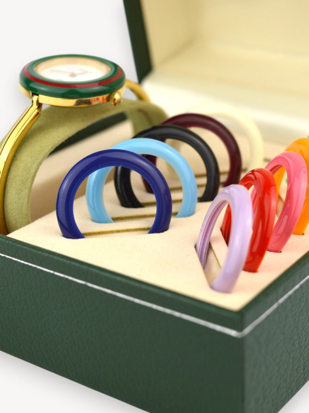 GUCCI INTERCHANGEABLE BEZEL WATCH