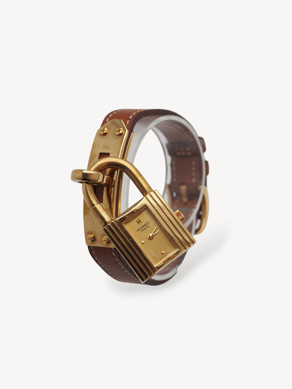 HERMÈS KELLY CADENA WATCH BROWN