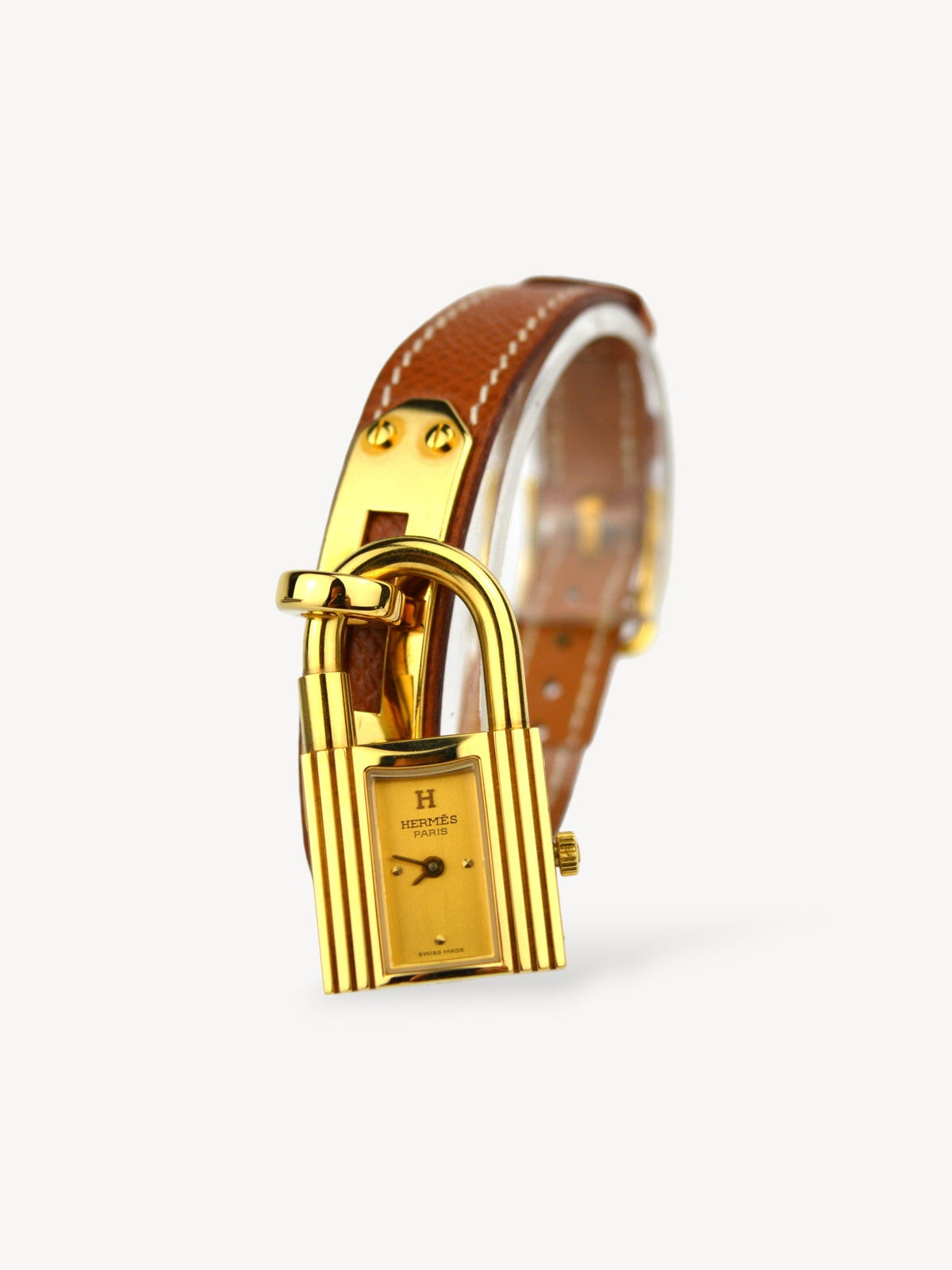 HERMÈS KELLY CADENA WATCH BROWN