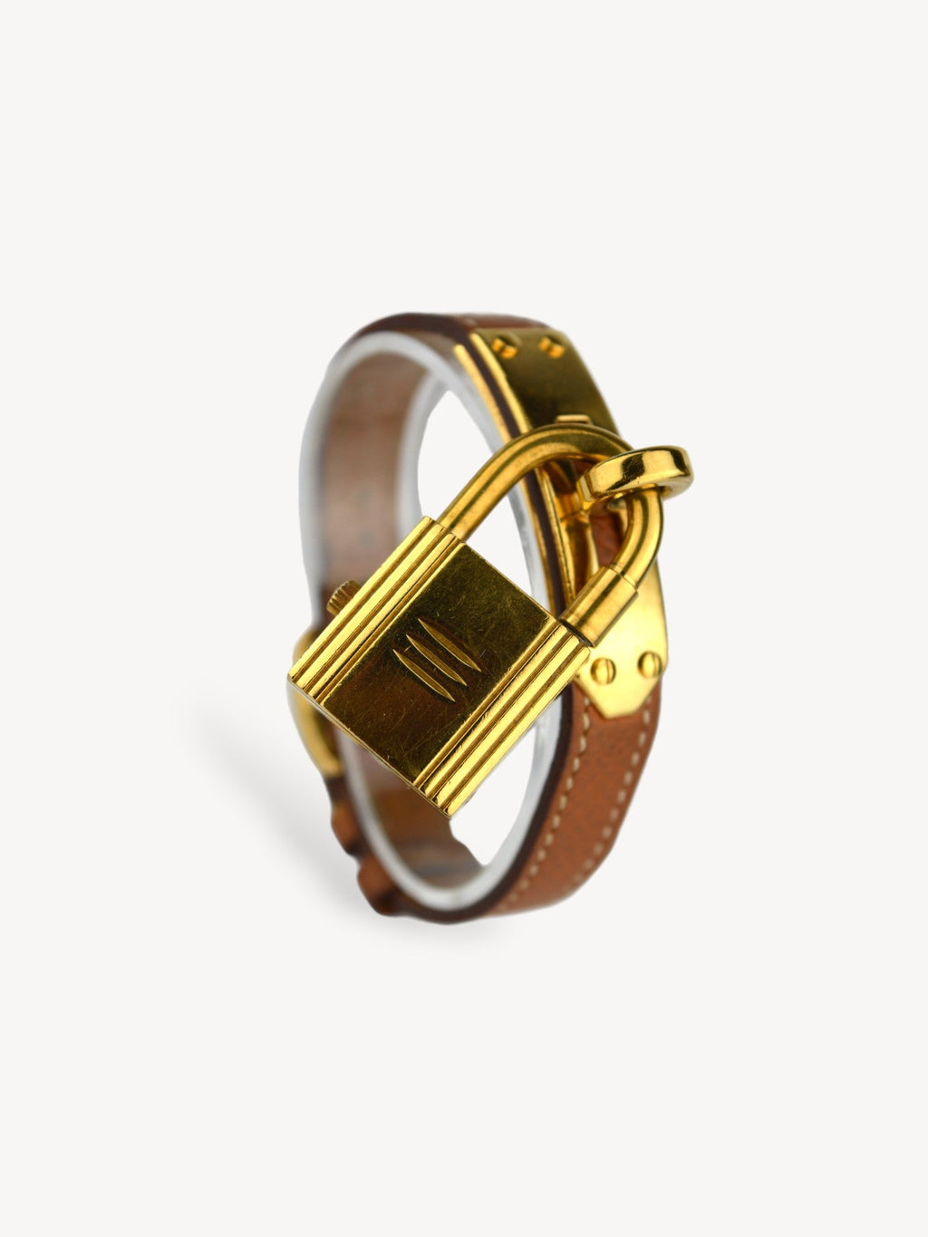 HERMÈS KELLY CADENA WATCH BROWN