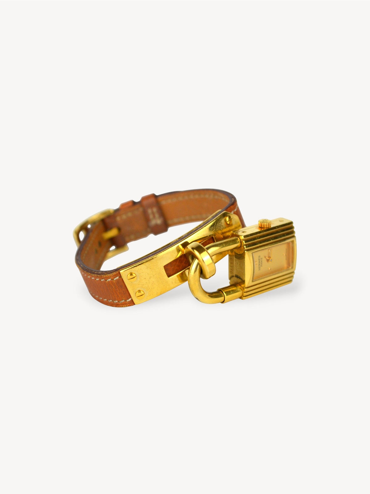 HERMÈS KELLY CADENA WATCH BROWN
