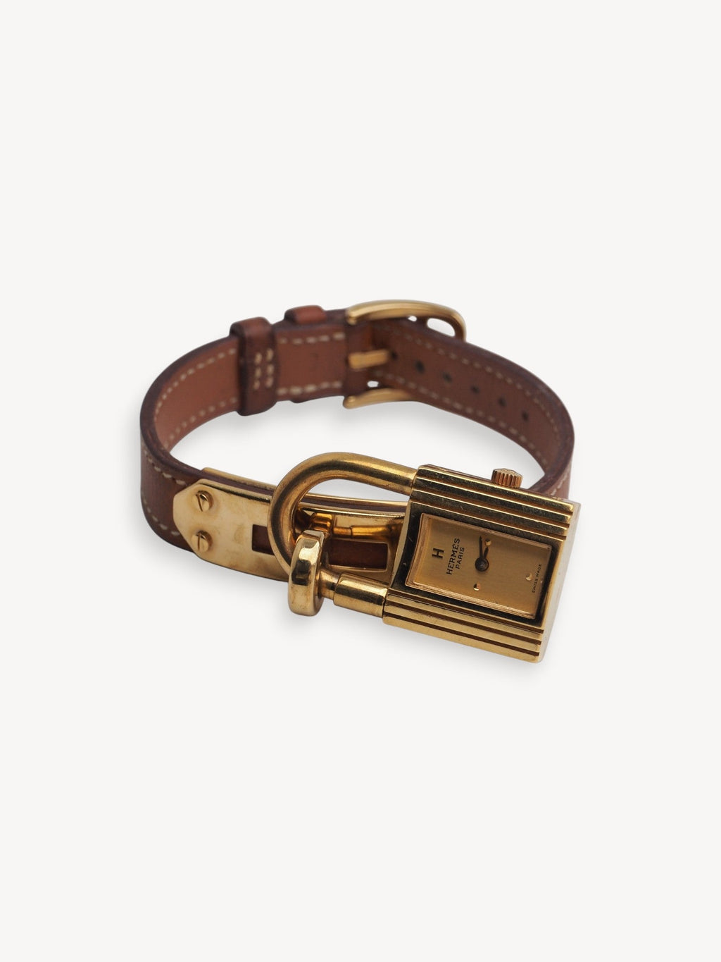 HERMÈS KELLY CADENA WATCH BROWN