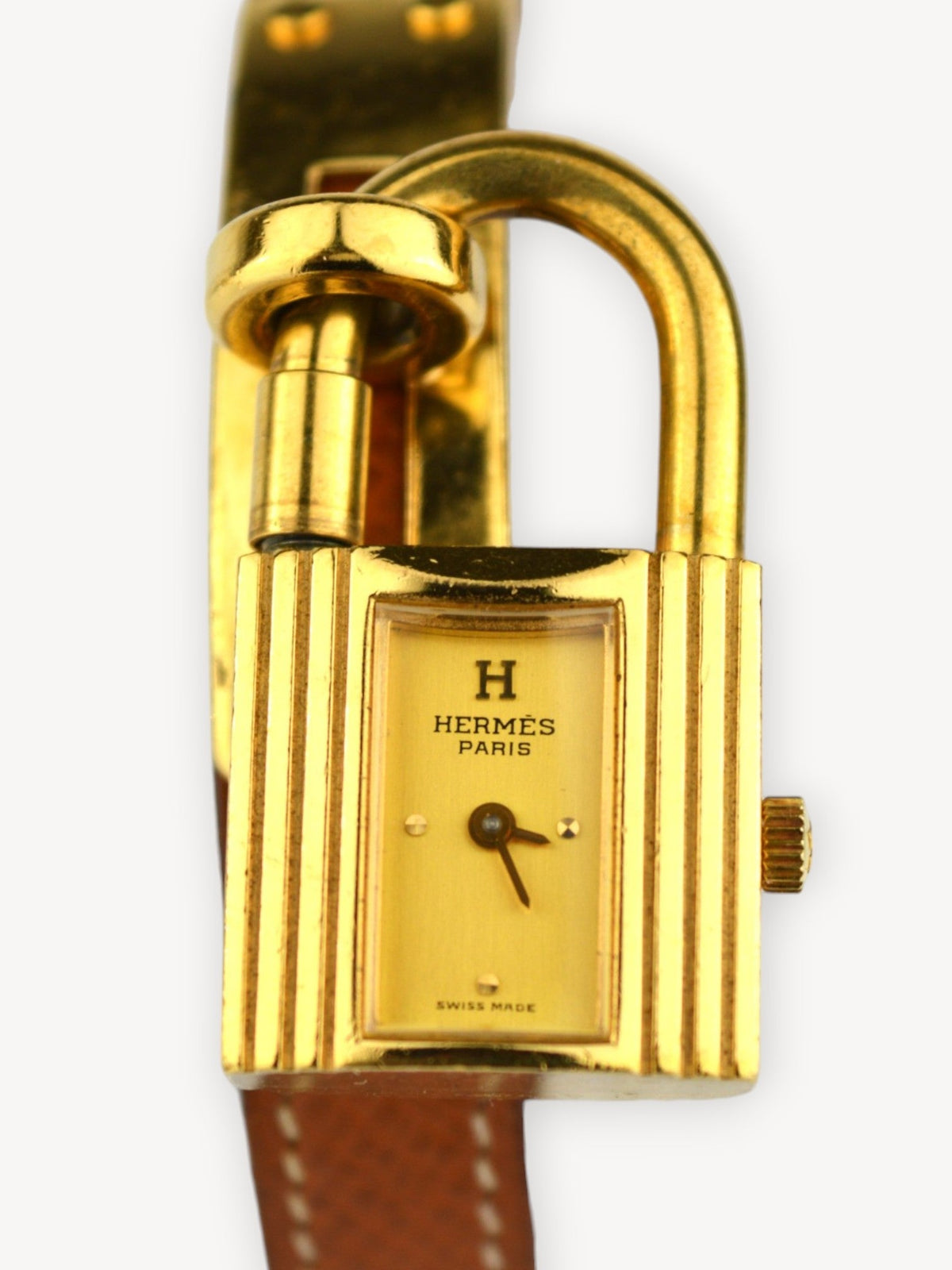 HERMÈS KELLY CADENA WATCH BROWN
