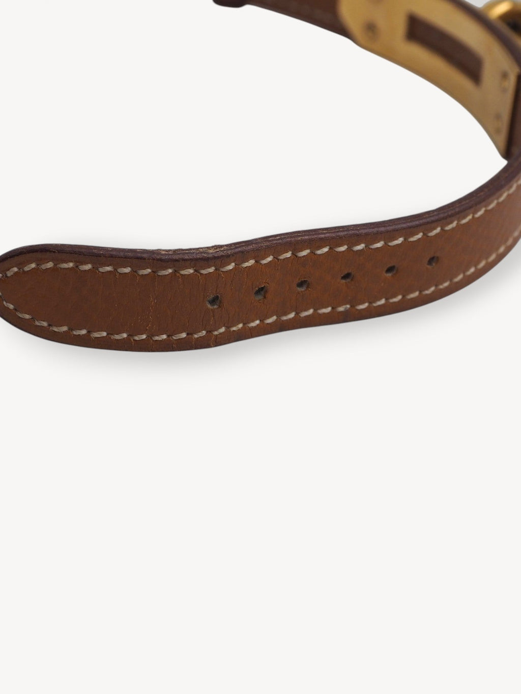 HERMÈS KELLY CADENA WATCH BROWN