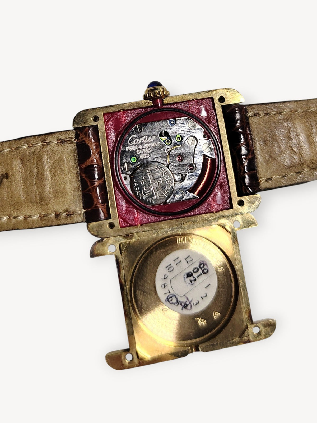 CARTIER TANK VERMEIL WATCH SV925