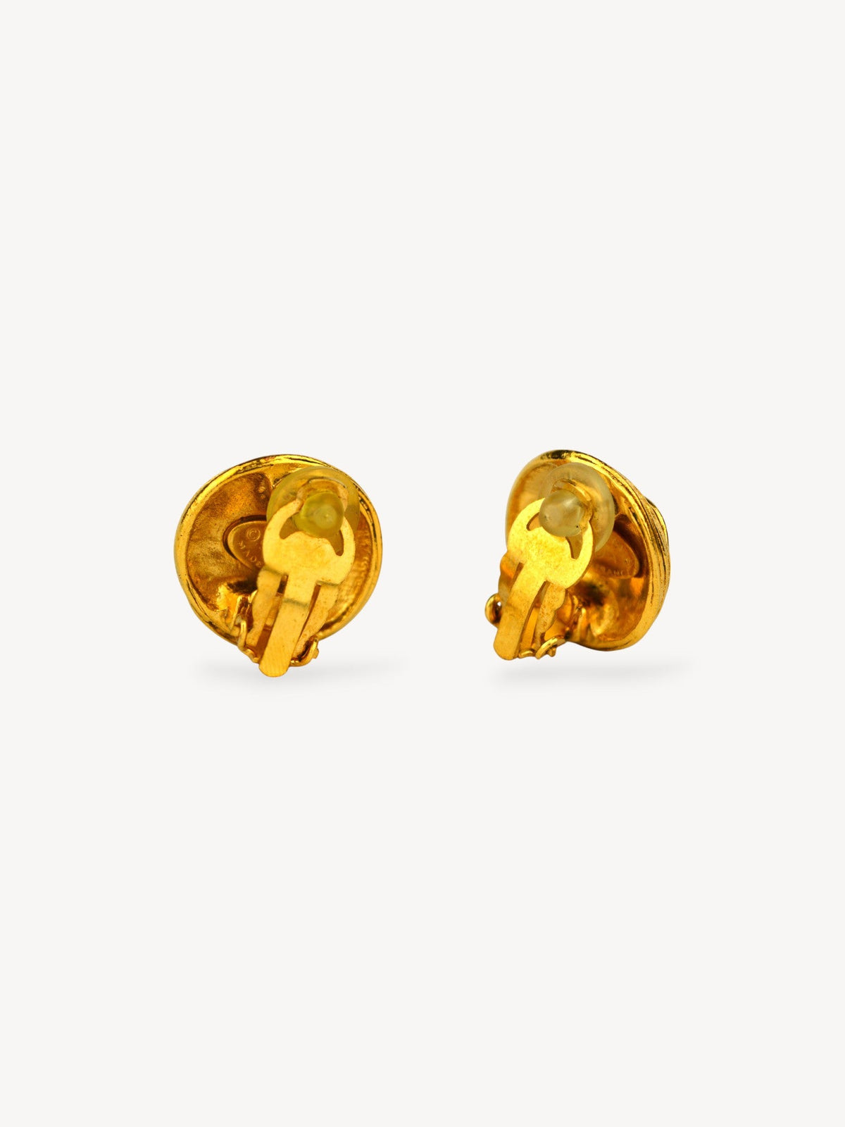 CHANEL CC LOGO CLIP-ON EARRINGS