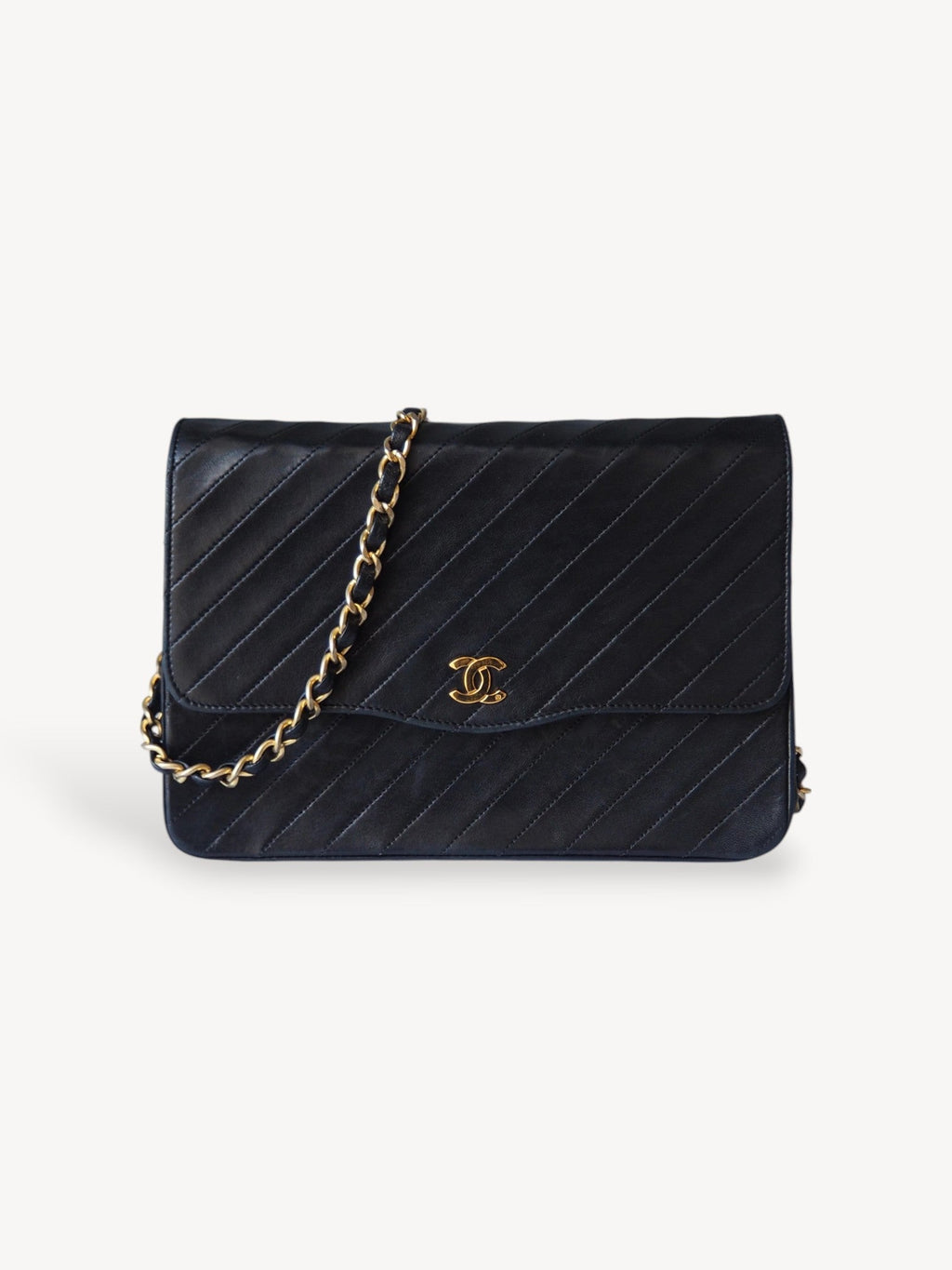 CHANEL TIMELESS SINGLE FLAP BAG BLACK
