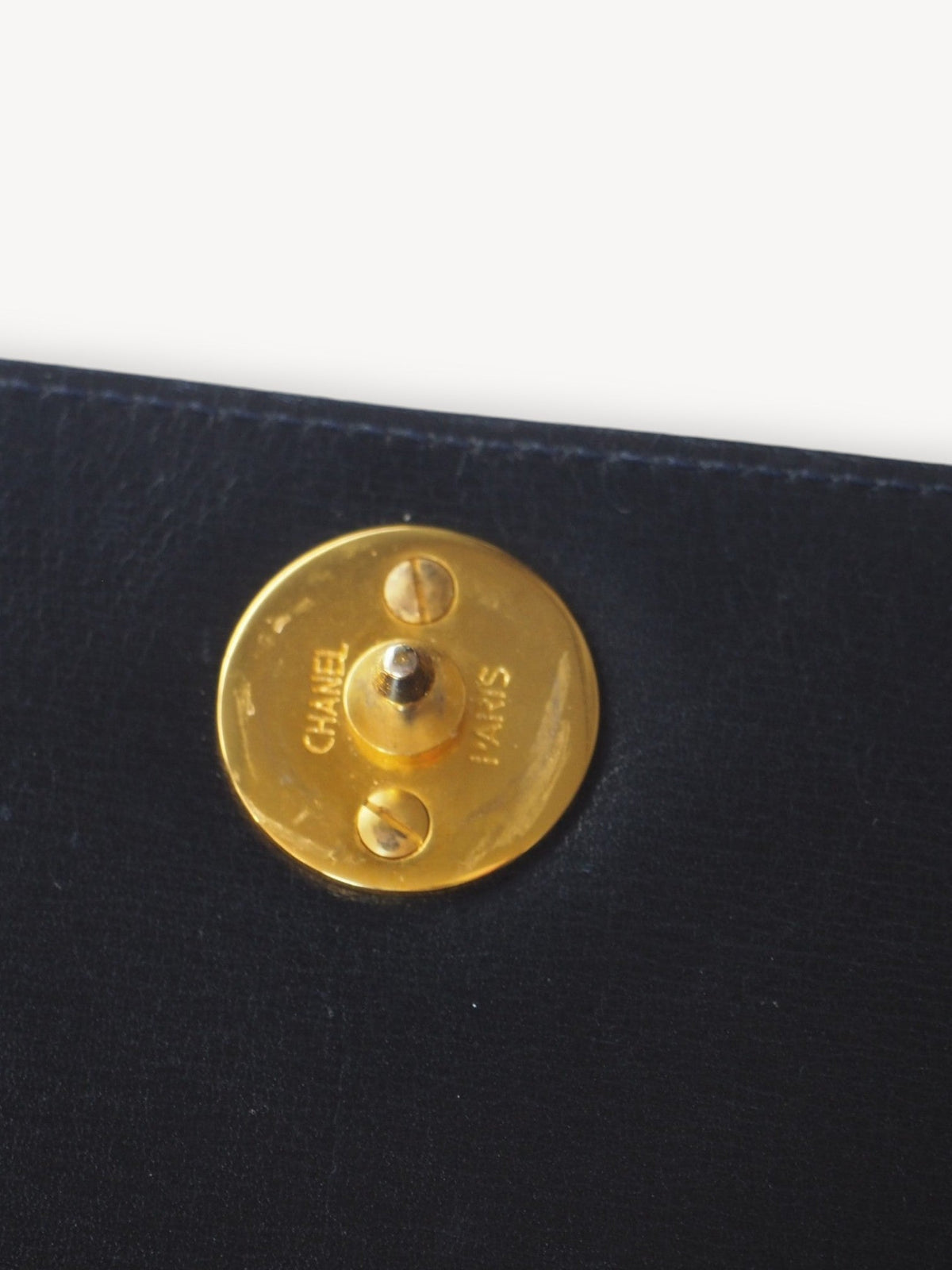 CHANEL SINGLE FLAP BAG NAVY