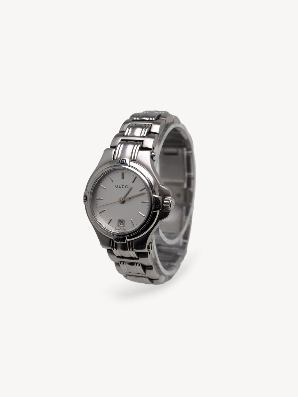 GUCCI 9040L WATCH SILVER