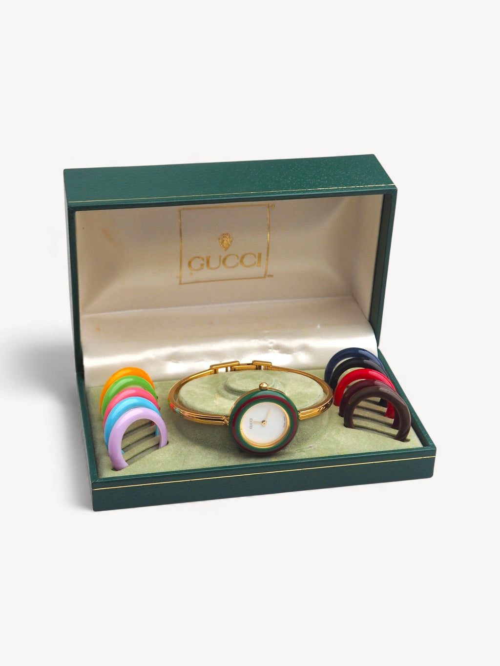 GUCCI INTERCHANGEABLE BEZEL WATCH