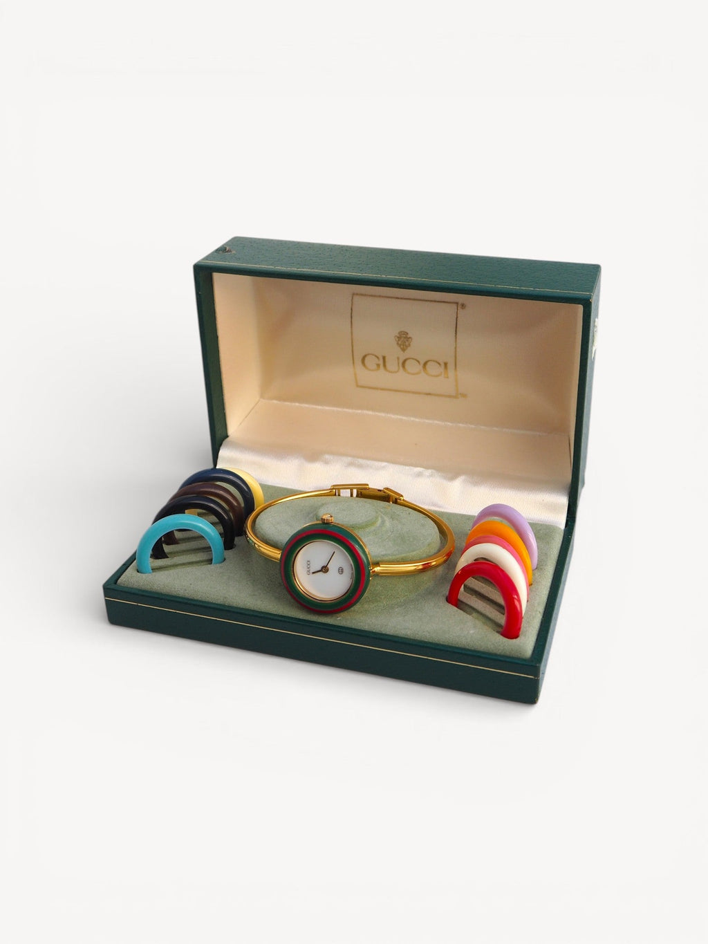 GUCCI INTERCHANGEABLE BEZEL WATCH