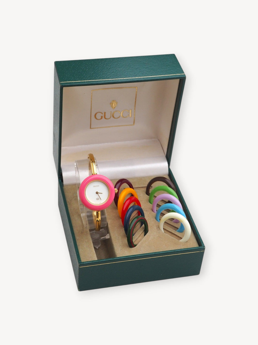 GUCCI INTERCHANGEABLE BEZEL WATCH