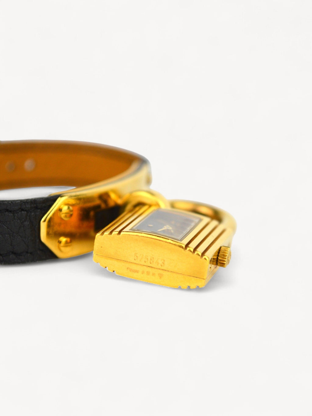HERMÈS KELLY CADENA WATCH BLACK