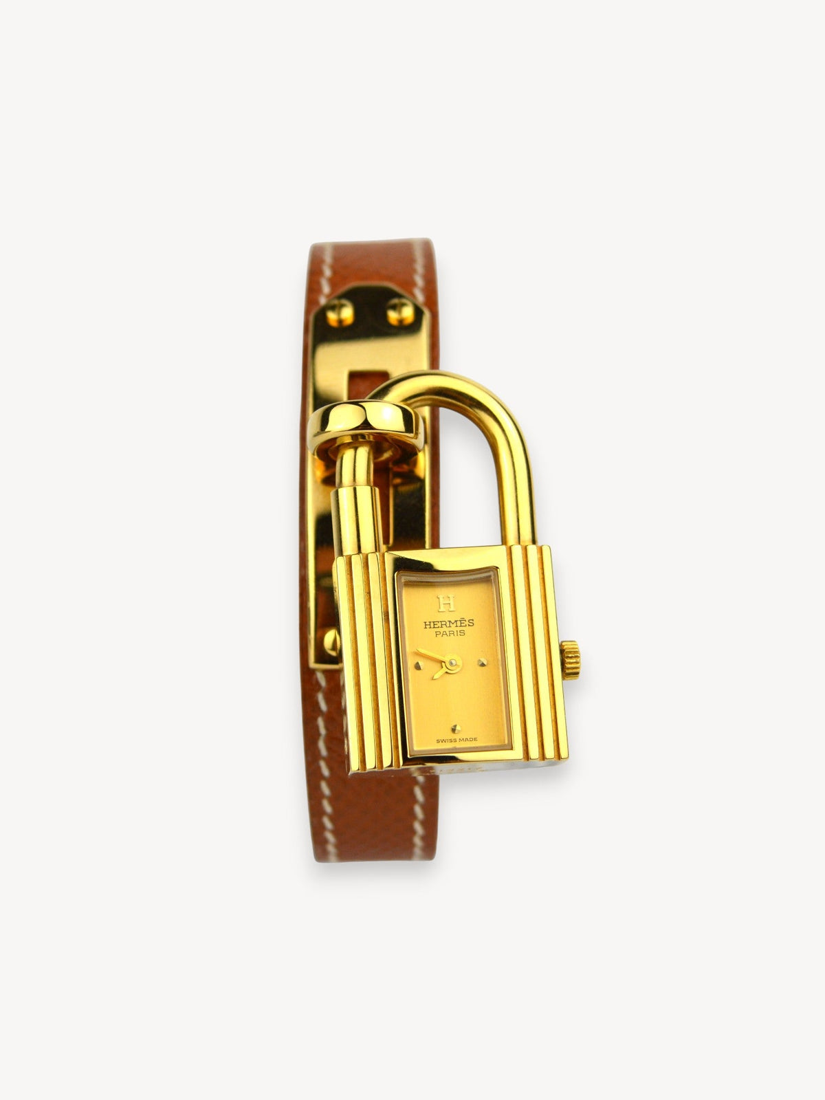 HERMÈS KELLY CADENA WATCH BROWN