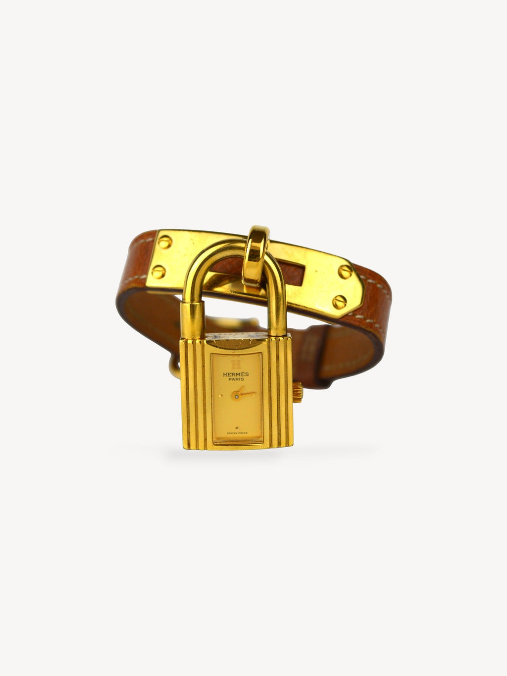 HERMÈS KELLY CADENA WATCH BROWN