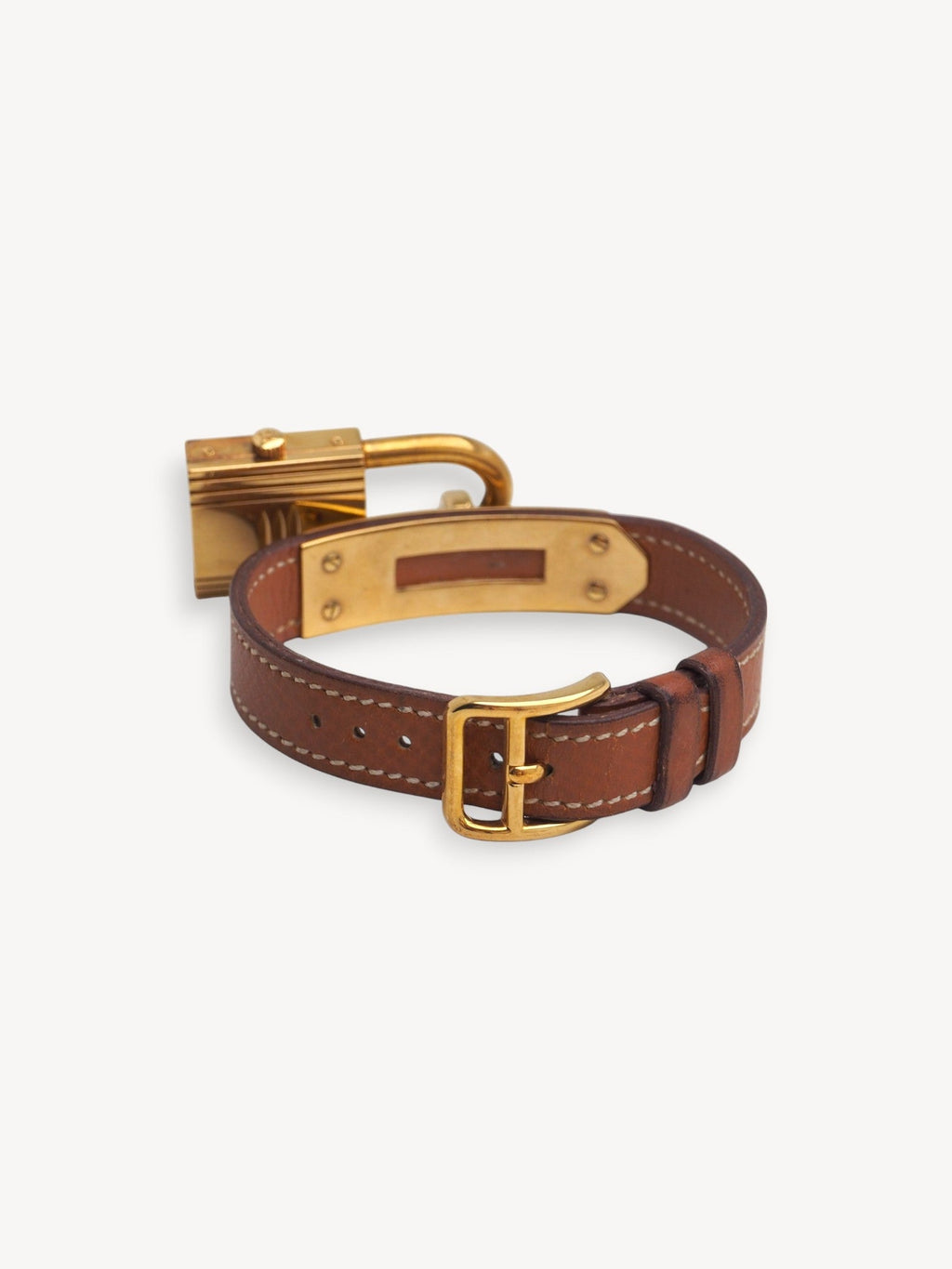 HERMÈS KELLY CADENA WATCH BROWN